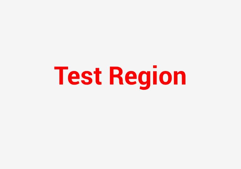 Test Region